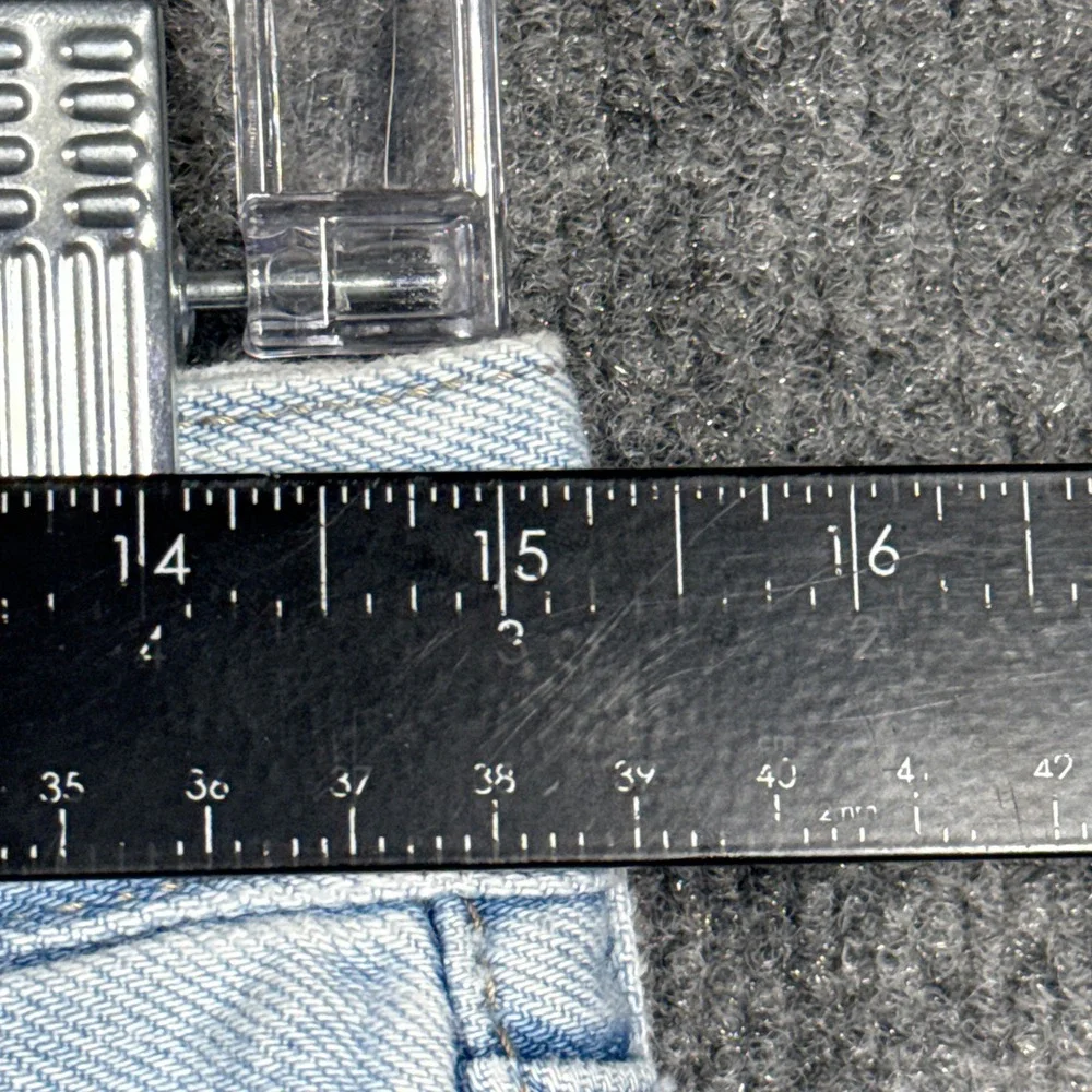 Levis Jeans Womens W30 Premium High‎ Loose Wide Leg Big E 90s style Cotton Hemp